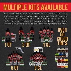 Revêtement personnalisé vert émeraude 2 gal Urethane Spray-On Kit de pistolet pulvérisateur pour protection de benne de camion