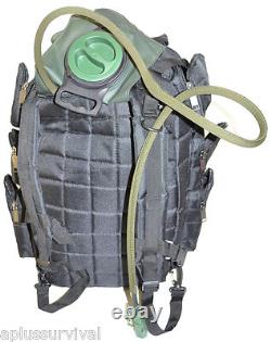 Sac à dos tactique noir Explorer Range pour armes pistolet kit de survie d'urgence