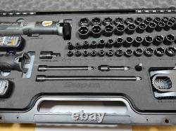 Snap-On Tools NOUVEAU KIT MOUSSE À EMPORTER 62 pièces 3/8' pour clé à chocs couleur métal gun 262CTSS01FGMA