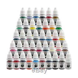 Solong Complete Tattoo Kit 2 Mitrailleuses Pro 40 Aiguilles Alimentations Tk223