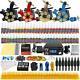 Solong Tattoo Kit Complet 4 Pro Mitrailleuses 54 Encres Alimentation Pied