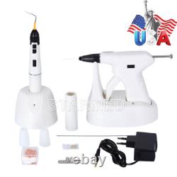 Système d'Obturation en Gutta Percha Dentaire Kit de Pistolet et Stylo Chauffé Endo avec Embouts F M FM