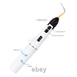 Système d'Obturation en Gutta Percha Dentaire Kit de Pistolet et Stylo Chauffé Endo avec Embouts F M FM