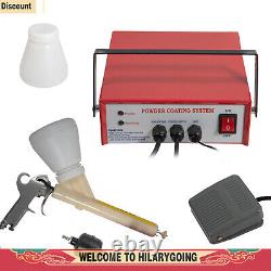 Système de revêtement professionnel Portable Kit de pistolet de pulvérisation électrostatique de peinture NEUF US