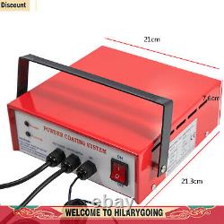 Système de revêtement professionnel Portable Kit de pistolet de pulvérisation électrostatique de peinture NEUF US