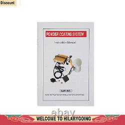 Système de revêtement professionnel Portable Kit de pistolet de pulvérisation électrostatique de peinture NEUF US