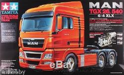 Tamiya 56346 1/14 Rc Kit De Camion Tracteur Man Tgx 26.540 6x4 XLX Gun Metal Edition