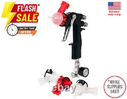 Trousse de pistolet pulvérisateur 3M 16587 Accuspray HGP avec têtes de 1,8 mm et 2,0 mm et contrôle de la vanne d'air
