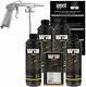 U-pol Raptor Black Urethane Spray-on Truck Bed Liner Kit Withfree Spray Gun, Up082
