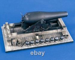 Verlinden 1/32 54mm Canon lourd Rodman de 15 pouces sur un affût de casemate Guerre civile 2022