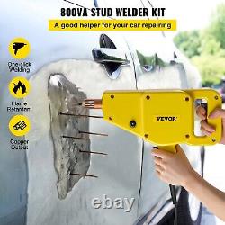 Vevor Auto Body Dent Repair Kit 800va Pistolet À Souder Électrique Avec Tireur Hammer