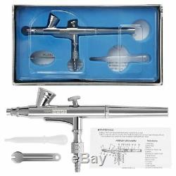 Vivohome Airbrush Compresseur Kit Peinture À Double Action Pistolet Air Brosse Bricolage Craft