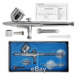 Vivohome Airbrush Compresseur Kit Peinture À Double Action Pistolet Air Brosse Bricolage Craft