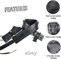 Western Cowboy Authentic Gun Holster And Belt Costume Kit Mexicain Wild West