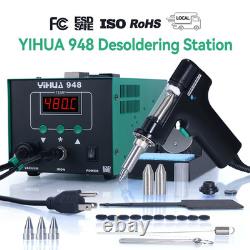 YIHUA 948 Station de dessoudage numérique 90 W avec pompe à vide et pistolet à dessouder, kit neuf