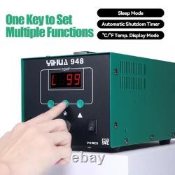 YIHUA 948 Station de dessoudage numérique 90 W avec pompe à vide et pistolet à dessouder, kit neuf