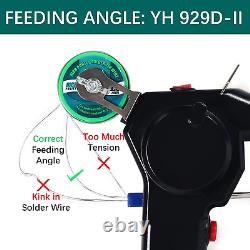 Yihua 929d-ii Kit De Pistolet À Souder Motorisé Industriel Automatique Alimentation Wi
